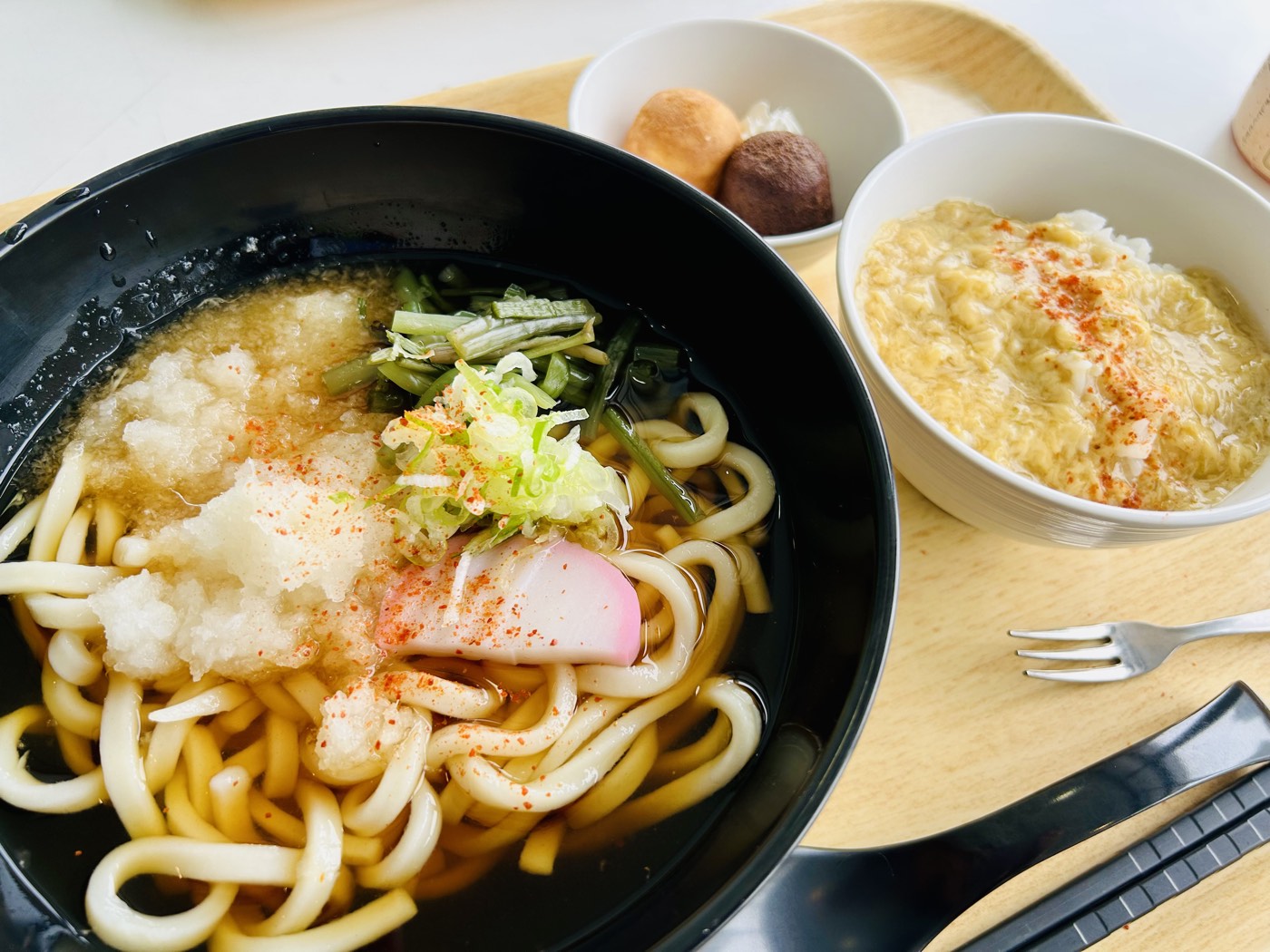 学食体験の様子1